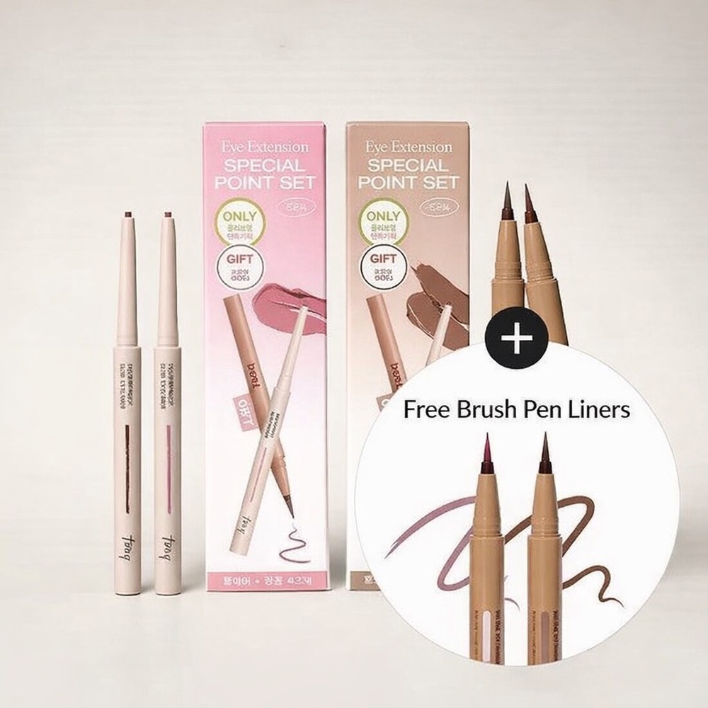 tooq Waterproof Slim Eyeliner [cool tear+mute rosenut]